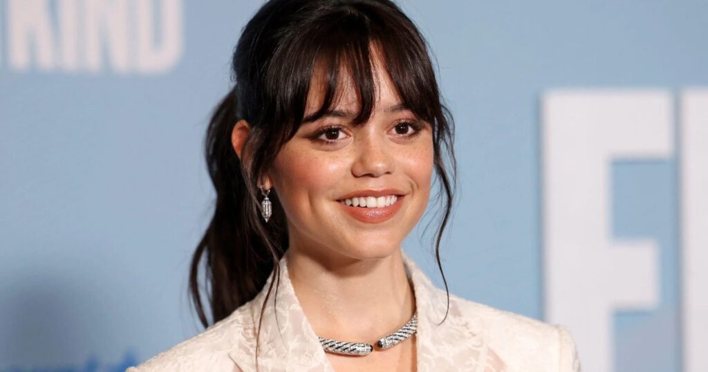 Playful side of Jenna Ortega revealed in a fun and relaxed setting Playful Jenna Ortega laughing and enjoying a relaxed moment